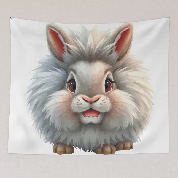 Item preview, Happy Lionhead Rabbit designed and sold by Petzzz.