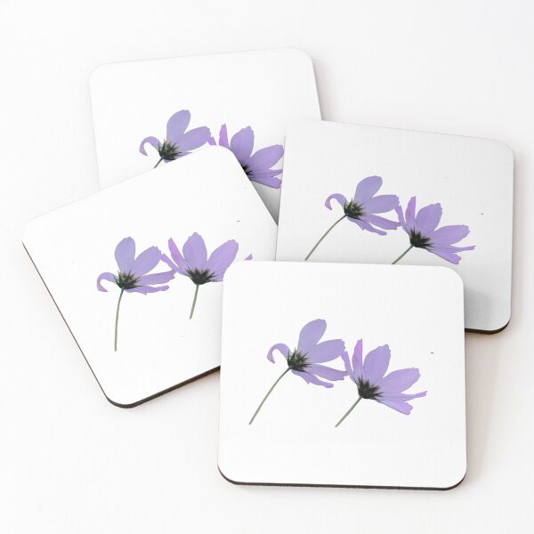 Item preview, Two violate cosmos flowers with stem designed and sold by MagicMaker1984.