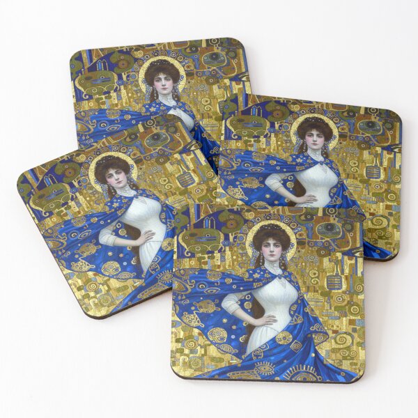 Item preview, Gustav Klimt Style Art Nouveau Beautiful Woman designed and sold by AppliedAtelier.