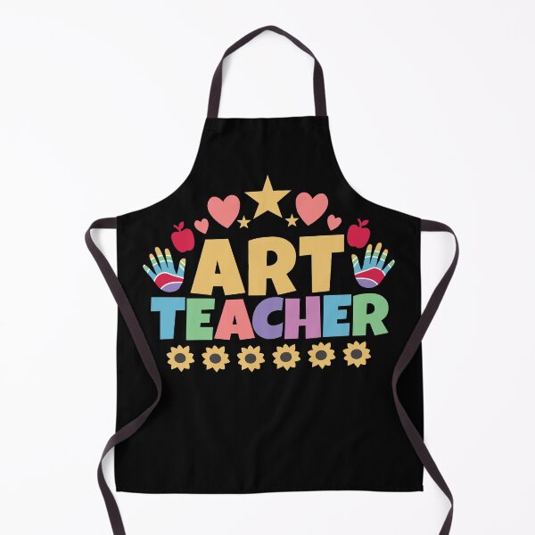 Item preview, Art teacher cute colorful text designed and sold by Think4Prints.