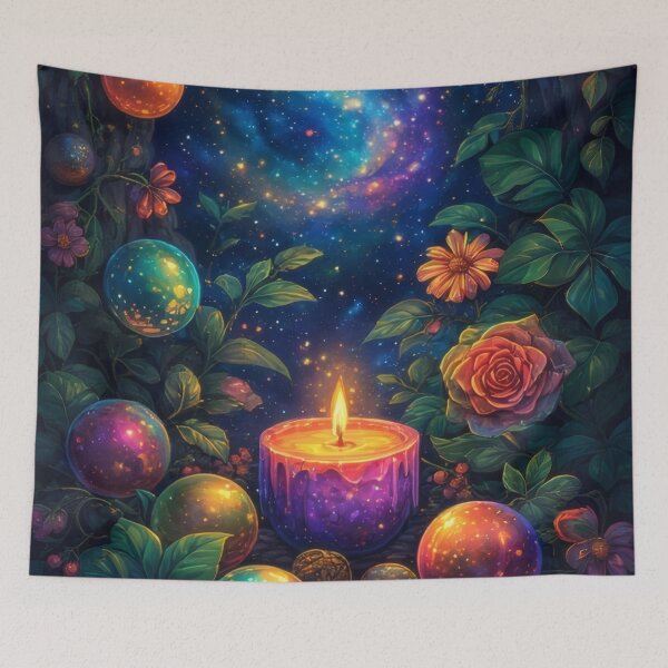 Item preview, Magical Garden: Candle, Stars, Spheres designed and sold by Mianku | Für das Leben.