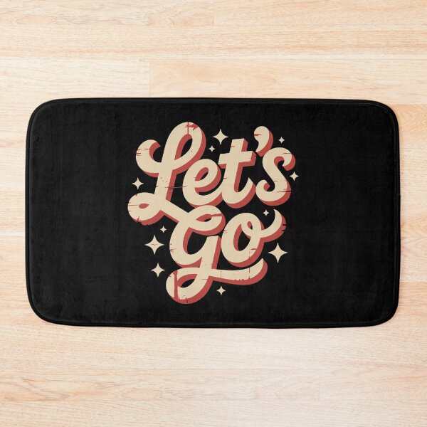 Item preview, Vintage Motivational “Let’s Go” Lettering designed and sold by TipTop GFX.