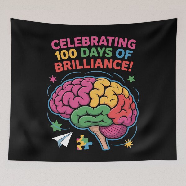 Item preview, Happy 100th Day of School Cute Support designed and sold by lilensgavadur.