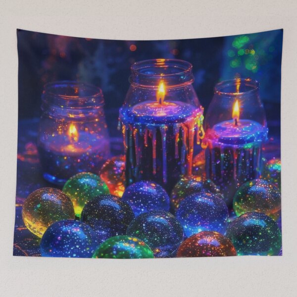 Item preview, Candles, glass baubles and magical glow designed and sold by Mianku | Für das Leben.