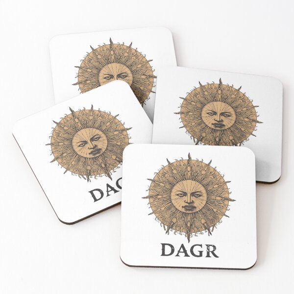 Item preview, Dagr – Occult Medieval Sun Illustration designed and sold by RED-MOUSE.