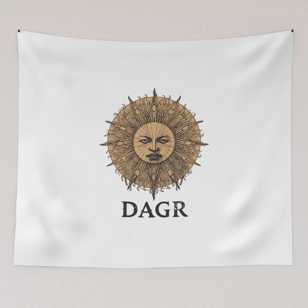 Item preview, Dagr – Occult Medieval Sun Illustration designed and sold by RED-MOUSE.