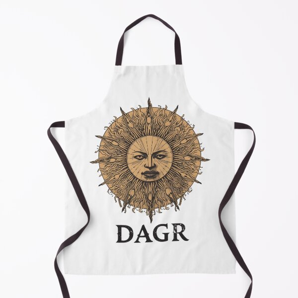 Item preview, Dagr – Occult Medieval Sun Illustration designed and sold by RED-MOUSE.