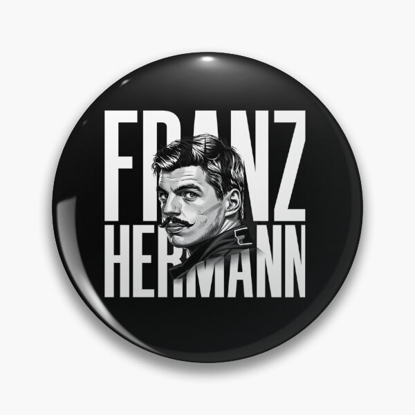 Item preview, Franz Hermann Portrait F1 Driver Black  White Print designed and sold by ThomasffStudio.