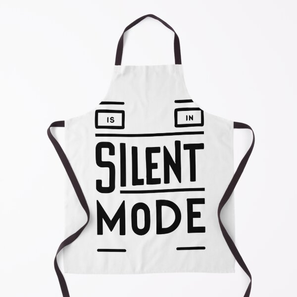 Item preview, "IS IN SILENT MODE" Typographic Design designed and sold by iwzzuel.