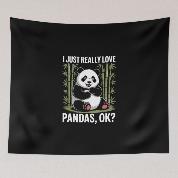 Item preview, I just really love pandas, ok? designed and sold by jkrphoto.