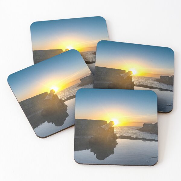 Item preview, Porthleven Harbour sunset designed and sold by kathleenjean.