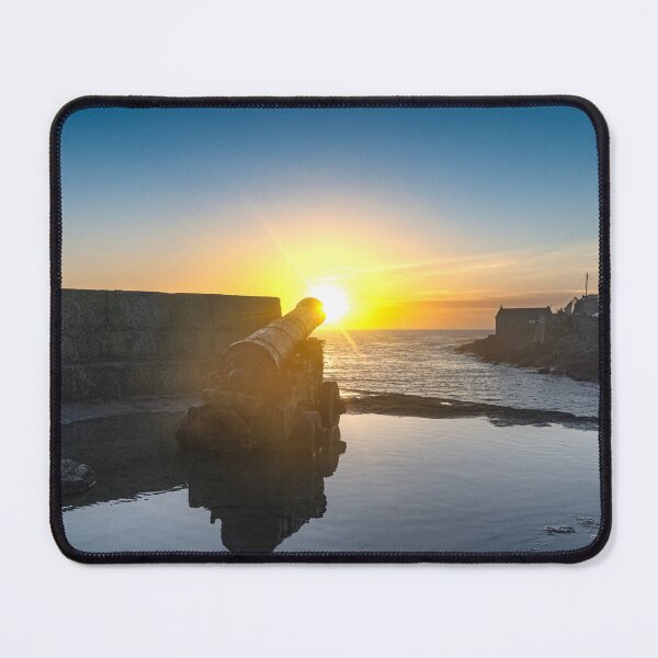 Item preview, Porthleven Harbour sunset designed and sold by kathleenjean.