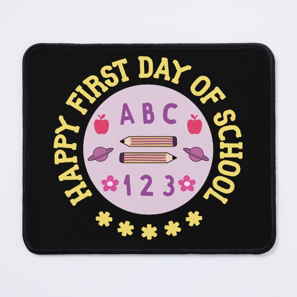 Item preview, Happy First day of school circular design designed and sold by Think4Prints.