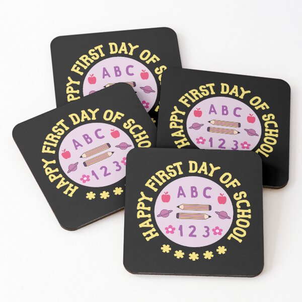 Item preview, Happy First day of school circular design designed and sold by Think4Prints.