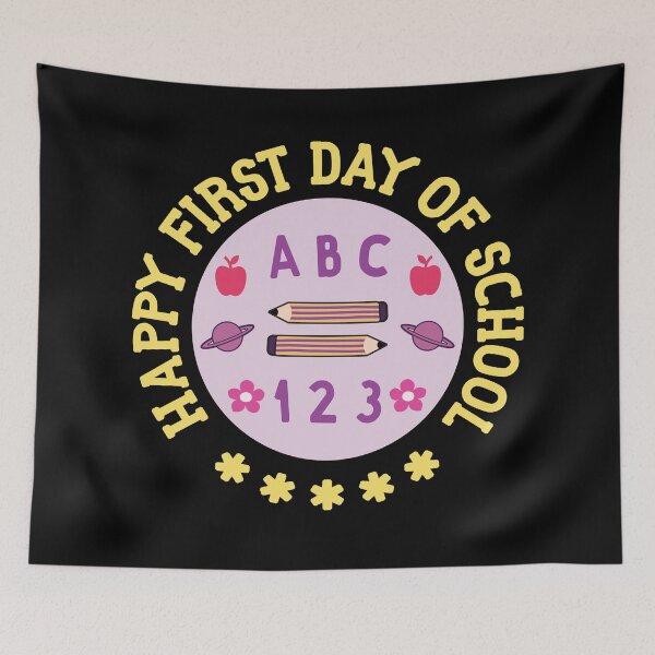 Item preview, Happy First day of school circular design designed and sold by Think4Prints.