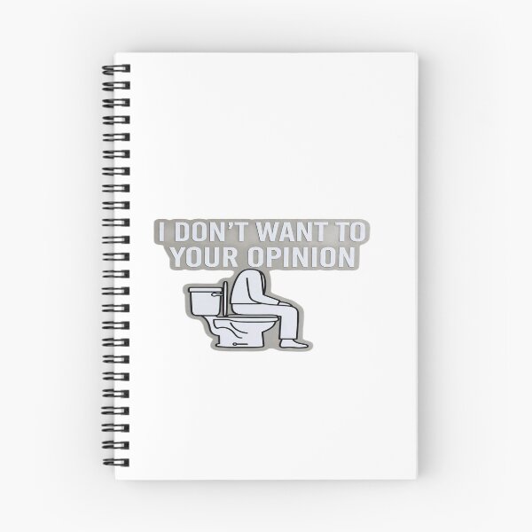 Item preview, I Don’t Want Your Opinion Funny Toilet Humor T-Shirt & Sticker – Sarcastic Attitude Graphic Design designed and sold by Sushikidsntoddlers.