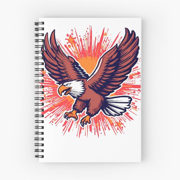 Item preview, Flying Eagle Explosion Graphic T-Shirt designed and sold by CoolGTees.