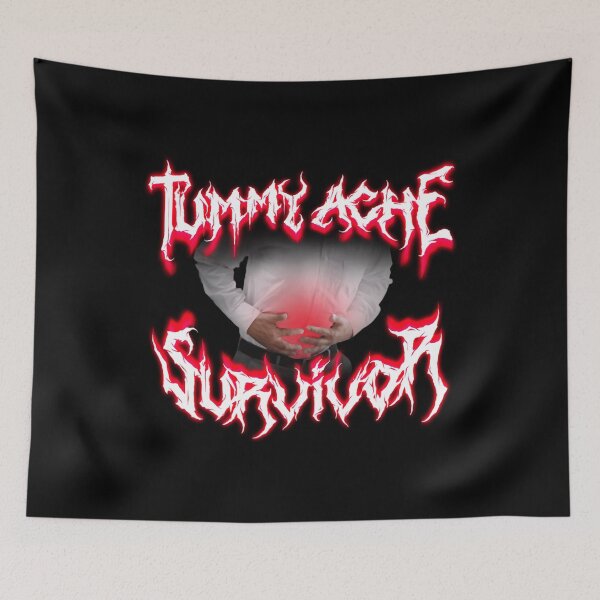 Item preview, Tummy Ache Survivor Metal  designed and sold by ThomasffStudio.