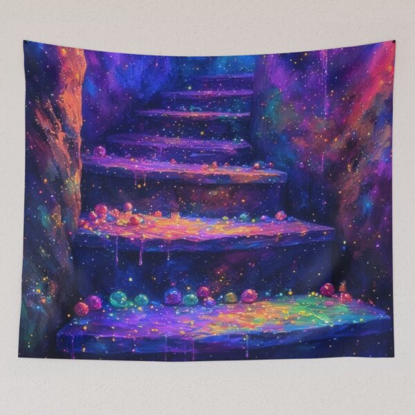 Item preview, Mystical Stairway to the Cosmic Gate of Heaven designed and sold by Mianku | Für das Leben.