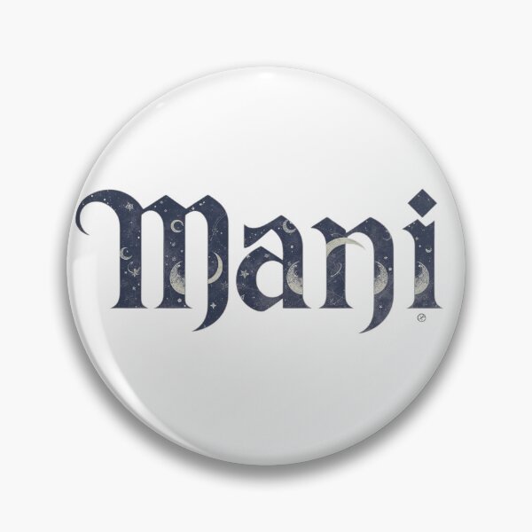 Item preview, Máni – Gothic Lunar Typography Design designed and sold by RED-MOUSE.