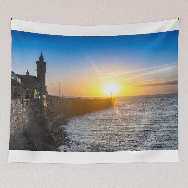 Item preview, porthleven sunset pier designed and sold by kathleenjean.