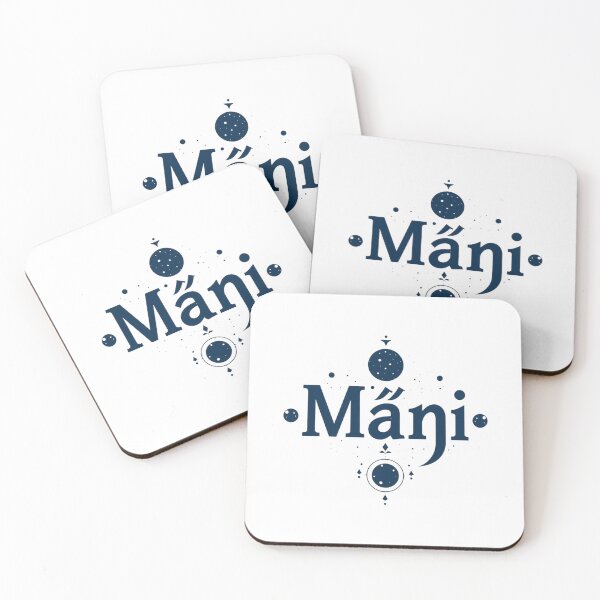 Item preview, Máni – Minimalist Norse Moon Symbol designed and sold by RED-MOUSE.