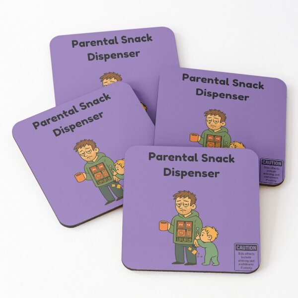 Item preview, Parental Snack Dispenser – Funny Parenting Survival Design designed and sold by MadeInNapTime.