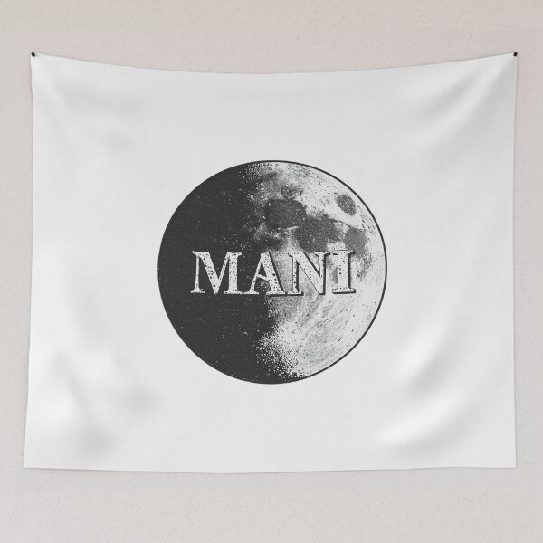 Item preview, Máni – Vintage Lunar Norse Design designed and sold by RED-MOUSE.
