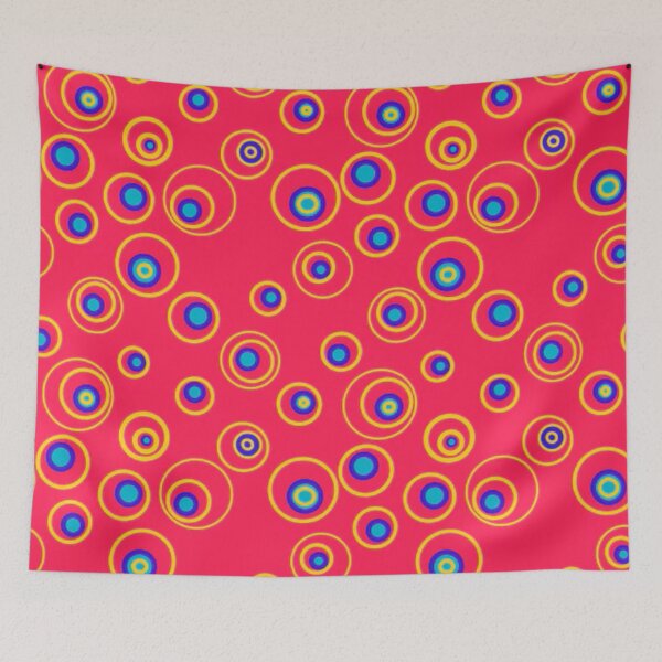 Item preview, MULTICOLOR CIRCLES WITH CHAOTIC AND SEAMLESS PATTERN  designed and sold by Matoo5062.