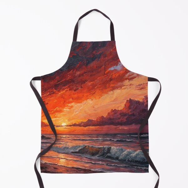 Item preview, Abstract & Contemporary Sunset – Impasto Textured Painting Art designed and sold by Art of Instine.