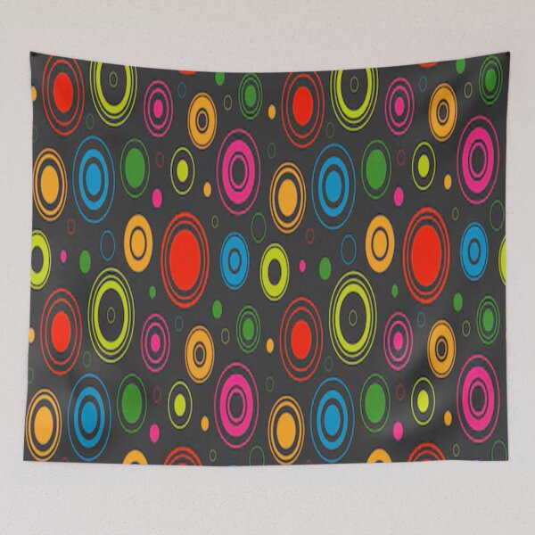 Item preview, MULTICOLOR CIRCLES WITH CHAOTIC AND SEAMLESS PATTERN  designed and sold by Matoo5062.