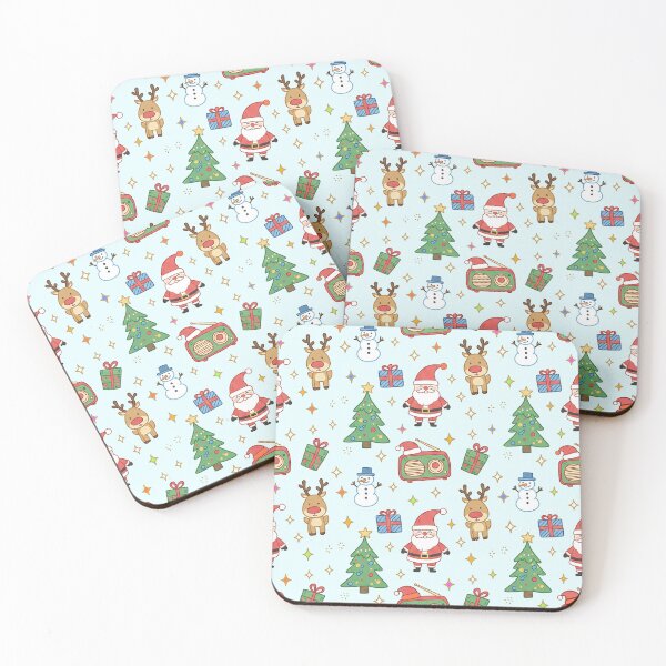 Item preview, Christmas pattern: Blue background  designed and sold by Raiserdesign33.