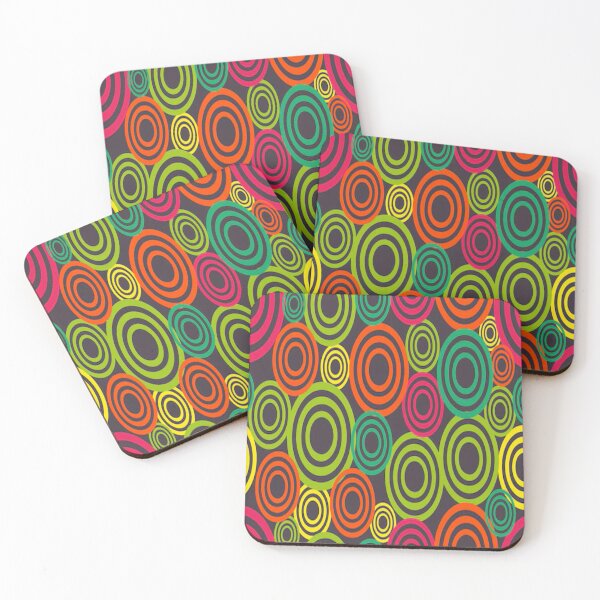 Item preview, MULTICOLOR CIRCLES WITH CHAOTIC AND SEAMLESS PATTERN  designed and sold by Matoo5062.