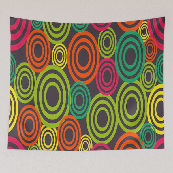Item preview, MULTICOLOR CIRCLES WITH CHAOTIC AND SEAMLESS PATTERN  designed and sold by Matoo5062.