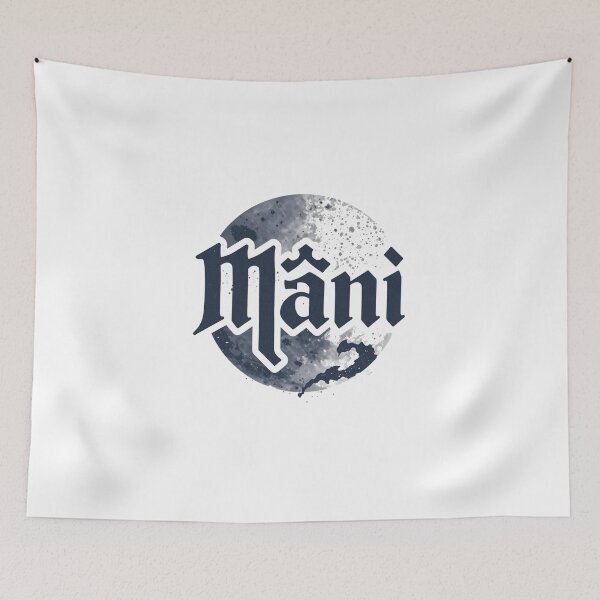 Item preview, Máni – Gothic Moon Watercolor Design designed and sold by RED-MOUSE.