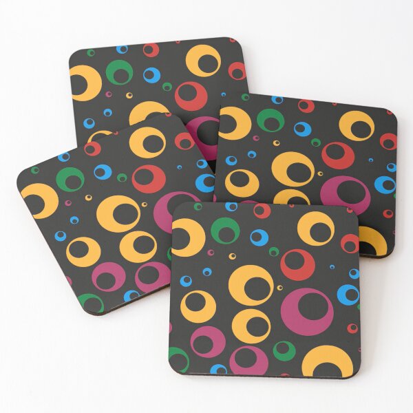 Item preview, MULTICOLOR CIRCLES WITH CHAOTIC AND SEAMLESS PATTERN  designed and sold by Matoo5062.