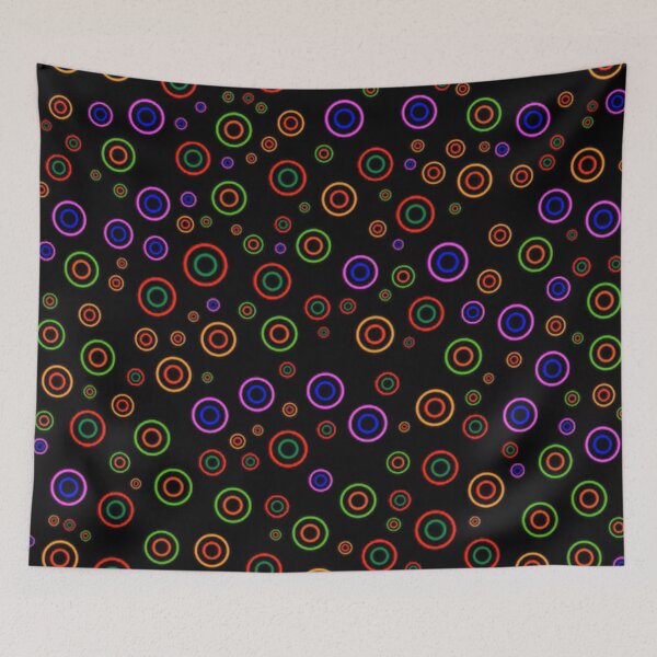 Item preview, MULTICOLOR CIRCLES WITH CHAOTIC AND SEAMLESS PATTERN  designed and sold by Matoo5062.