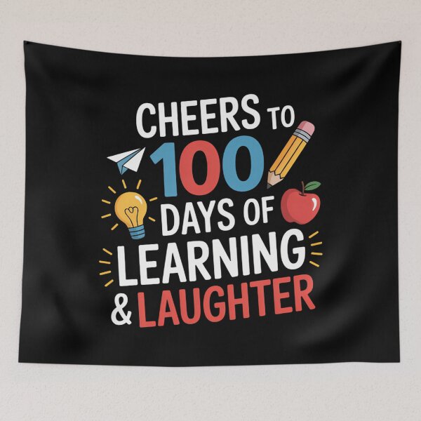 Item preview, Happy 100th Day of School learning Lovers designed and sold by tiekanamac.
