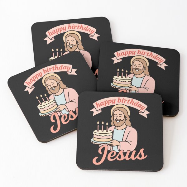 Item preview, Happy Birthday Jesus Birthday Cake designed and sold by plushism.