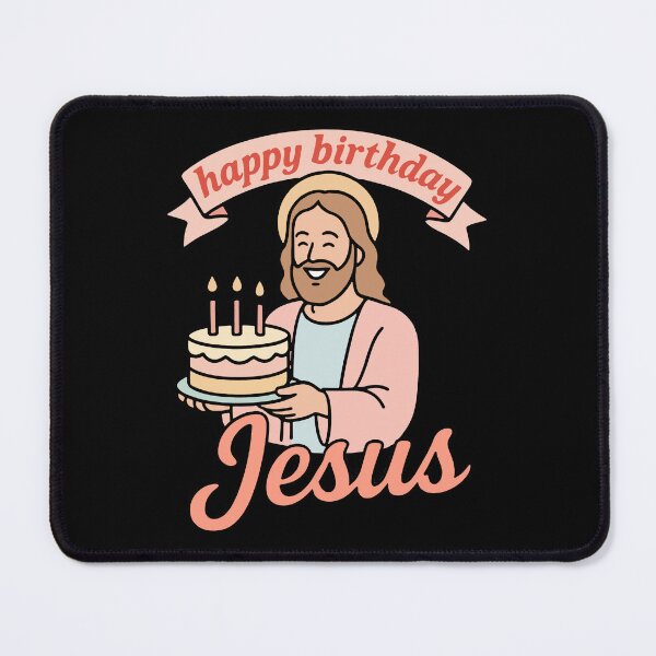 Item preview, Happy Birthday Jesus Birthday Cake designed and sold by plushism.