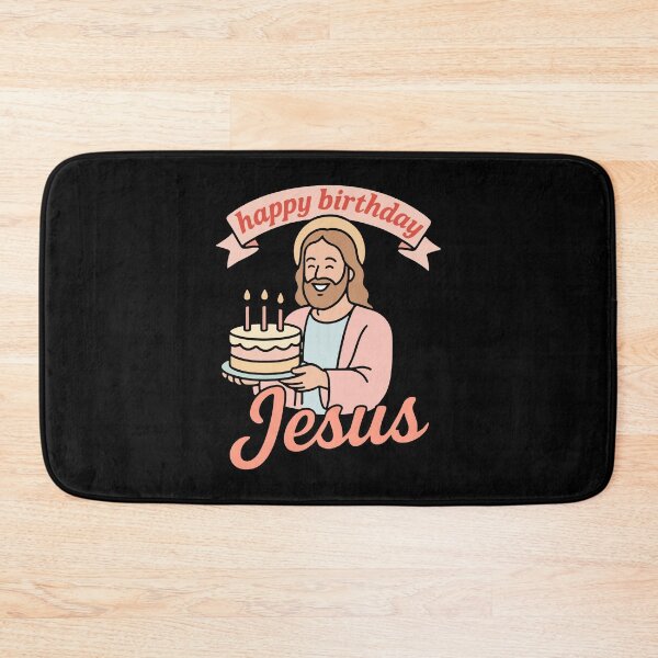 Item preview, Happy Birthday Jesus Birthday Cake designed and sold by plushism.