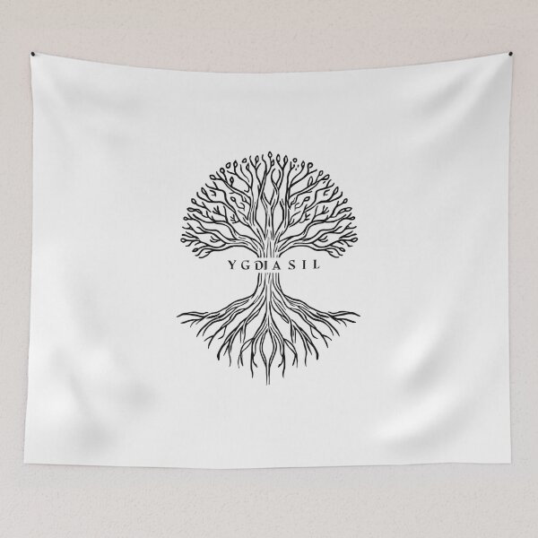 Item preview, Yggdrasil – Minimal Norse Tree of Life designed and sold by RED-MOUSE.
