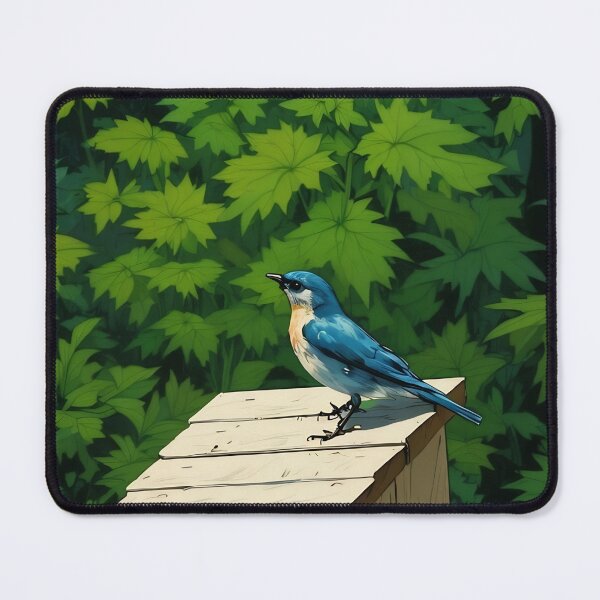 Item preview, Bluebird on Bird House designed and sold by tomorrowsart.