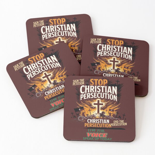 Item preview, STOP CHRISTIAN PERSECUTION  (2nd Version) designed and sold by ExquisiteShop22.