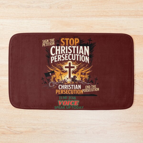 Item preview, STOP CHRISTIAN PERSECUTION  (2nd Version) designed and sold by ExquisiteShop22.