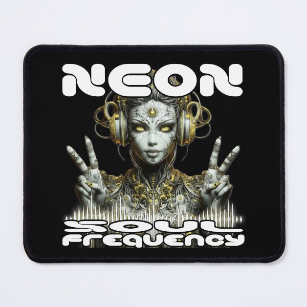 Item preview, NEON SOUL FREQUENCY – Cyberpunk Peace Signal designed and sold by A-T-H.