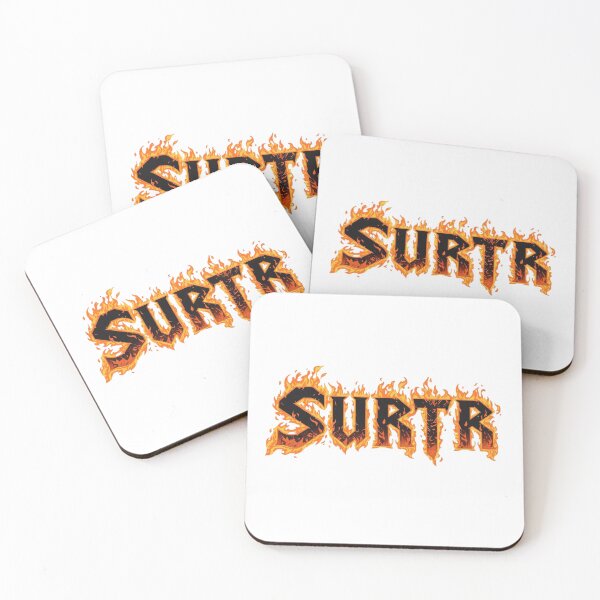 Item preview, Surtr – Flaming Norse Fire Typography designed and sold by RED-MOUSE.