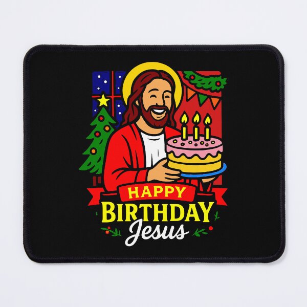 Item preview, Happy Birthday Jesus Birthday Cake designed and sold by plushism.