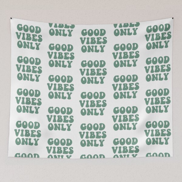 Item preview, Good Vibes Only Green Typography designed and sold by Viktoriia13.