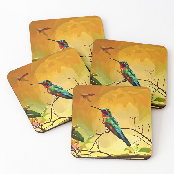 Item preview, Hummingbird in the Roses designed and sold by tomorrowsart.